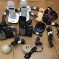 Telefoni cordless panasonic stock nr.4 pezzi usati