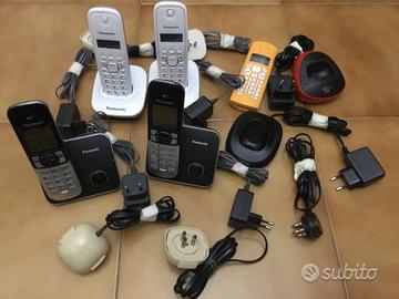 Telefoni cordless panasonic stock nr.4 pezzi usati