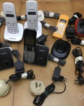 Telefoni cordless panasonic stock nr.4 pezzi usati