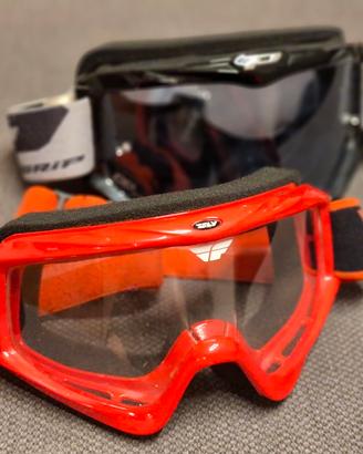 occhiali da motocross o scooter 