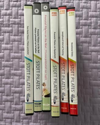 Set 6 DVD STOTT PILATES originali Merrithew, nuovi