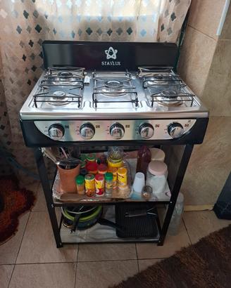 lampadario cucina a gas quadro e forno elettrico 
