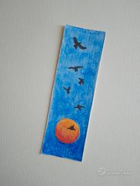 segnalibro dipinto a mano 