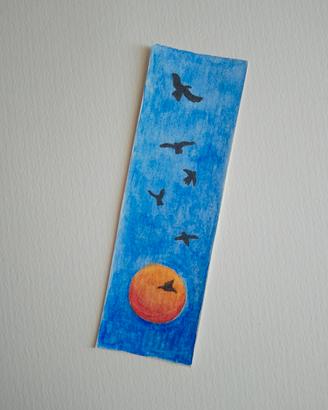 segnalibro dipinto a mano 