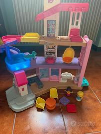 Fisher price little people casa dei sogni di barbi