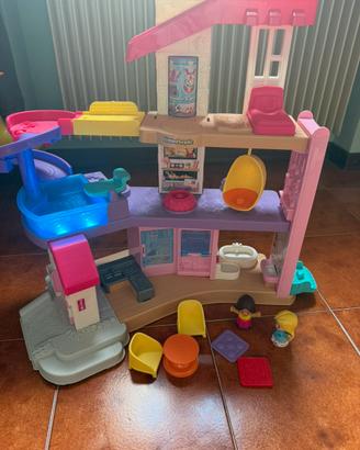 Fisher price little people casa dei sogni di barbi