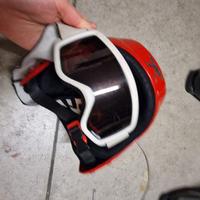 Casco occhiali sci
