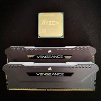 CPU RYZEN 9 5900x + 32GB di memoria Ram Corsair