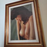 Quadro ad olio su tela.