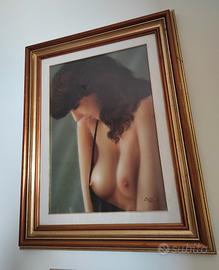 Quadro ad olio su tela.