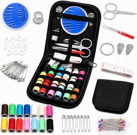 KIT CUCITO oltre60pz, trousse portatile