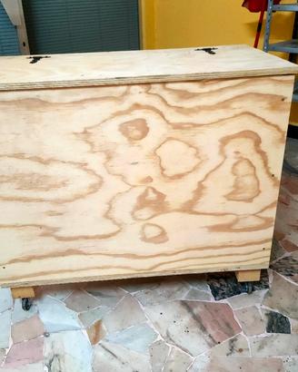 baule cassa con ruote 
