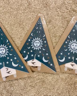 3 stelle tridimensionali decorative