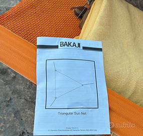 Tenda a  vela triangolare