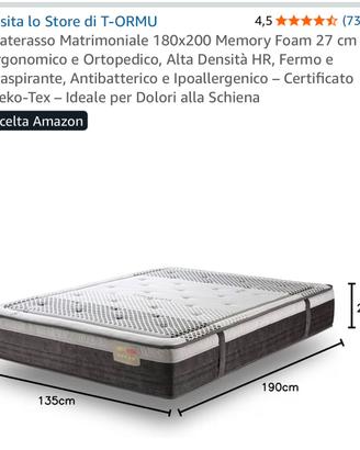 Materasso 160x200 nuovo