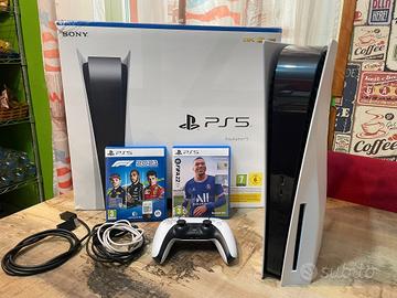 PS5 versione disco con scatola 