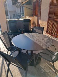 TAVOLO LEGNO TONDO DA ESTERNO/INTERNO