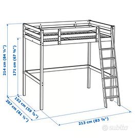 letto Ikea a soppalco 