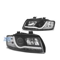 FARI PER AUDI A4 B6 00-04 LUCE DIURNA A TUBO FONDO