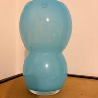 Vaso in opalino blu