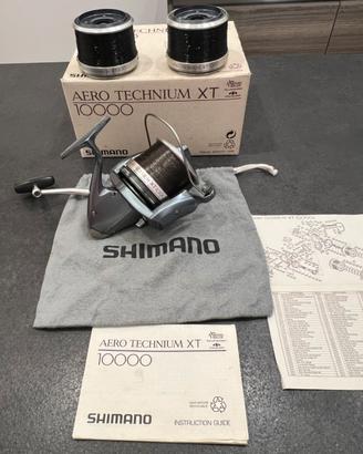 Shimano Aero Technium XT 10000+Box+2 Bobine+Sacca