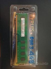 Memoria RAM DDR3 4GB 1333MHZ