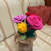 Rose ESCLUSIVE IN Uncinetto Home made