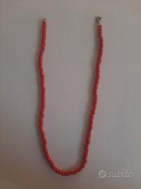 Collana MG Red Rosso Corallo Mini