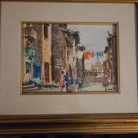 Acquerello originale firmato Antonello Zecca