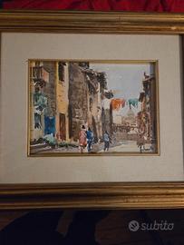 Acquerello originale firmato Antonello Zecca