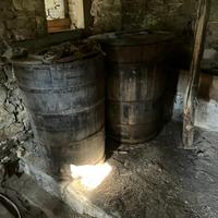 Barile grande di legno vintage