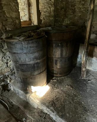 Barile grande di legno vintage