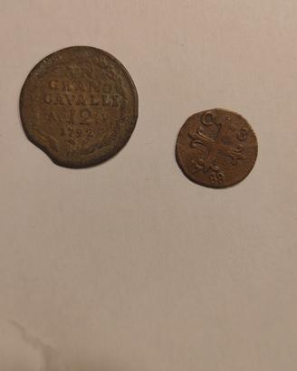 2 monete antiche regno di napoli 