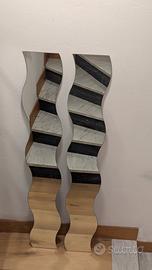 Coppia di specchi Ikea Krabb a onda