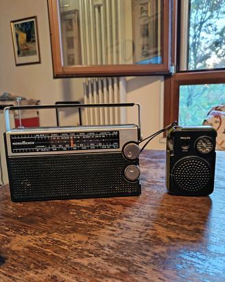 radio d'epoca portatili Normende e Philips 