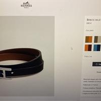 Hermes bracciale behapi nero