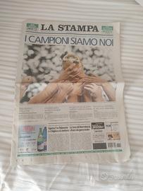 Quotidiano La Stampa 06 Italia Campione Del Mondo