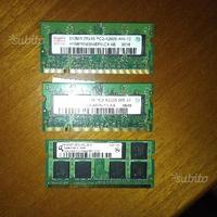 DDR2 per Portatili banchi da 512 MB e 1gb