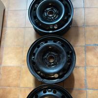 4 Cerchi in ferro 15” Originali Vw Polo 6JX15 ET38