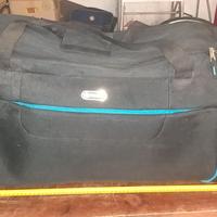 borsone da viaggio con ruote nero