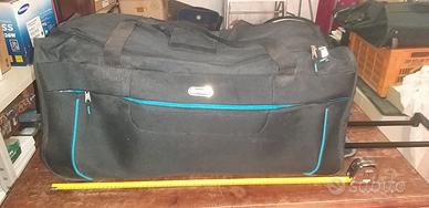 borsone da viaggio con ruote nero