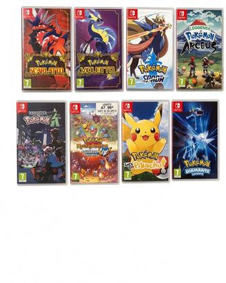 🎮 LOTTO 8 GIOCHI POKÉMON NINTENDO SWITCH – ORIGIN