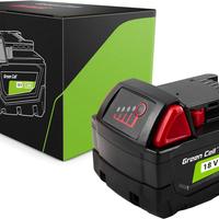Batteria Green Cell 18V 5Ah per Milwaukee M18 NEW