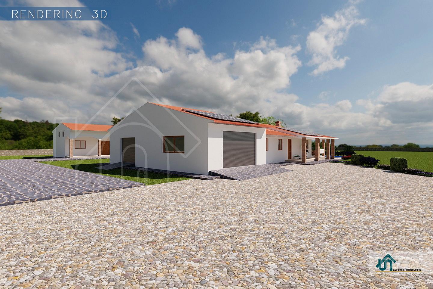 Terreno con progetto per villa con piscina - Vista 6