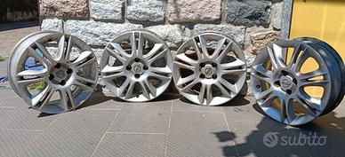 4 Cerchi in lega Originali Opel Corsa 16 pollici