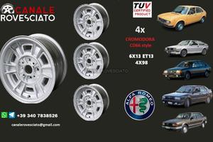 4 Cerchi lega CROMODORA CD66 13 4x98 Alfa Romeo