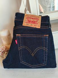Levi's 529 W26 L30 in denim blù scuro 