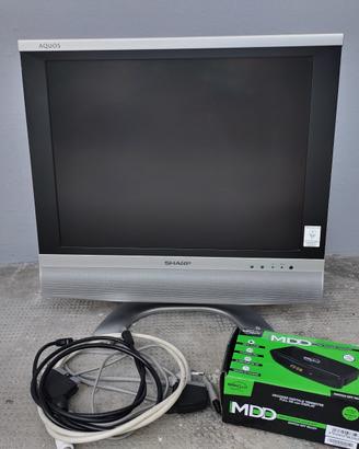 TV Sharp LC-20S4E con decoder DIGIQUEST MDD