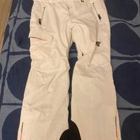 Pantaloni sci  bianchi K way