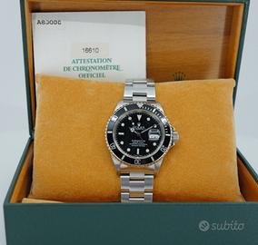 ROLEX SUBMARINER 16610 SER A 2000 SCAT E GAR